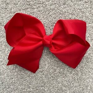 5 for $10🟢 Vibrant Red Hair Bow. NWOT.